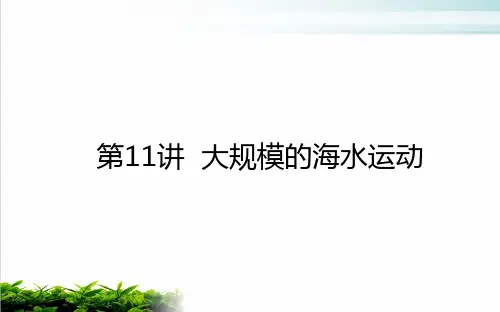 2021高考地理一轮复习11大规模的海水运动ppt完美课件新人教版