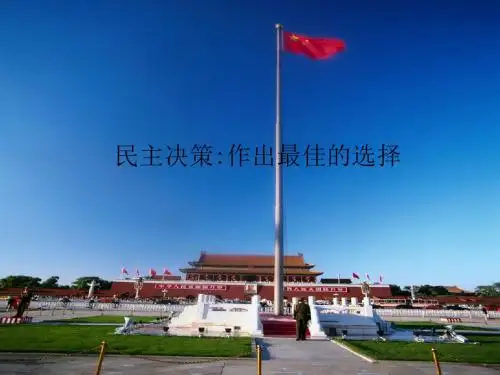 民主决策：作出最佳选择PPT课件2 人教课标版
