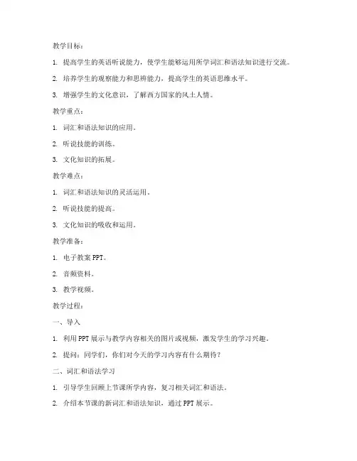 大学视听说英语2电子版教案