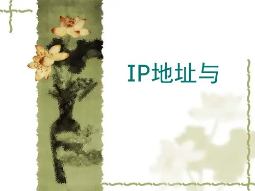 IP地址与子网划分PPT课件