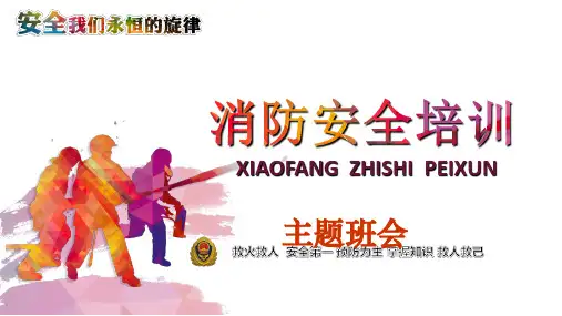 消防安全培训主题班会课件(共48张PPT)