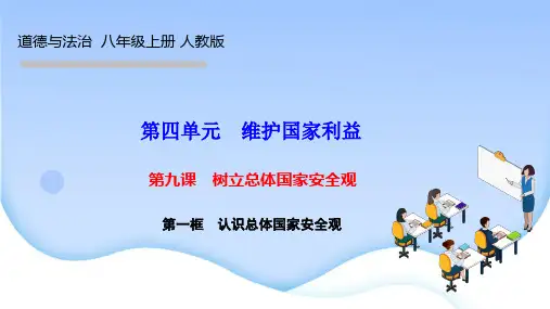 人教版八年级道德与法治上册作业课件 第九课 树立总体国家安全观 第一框 认识总体国家安全观