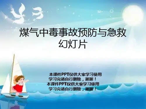 煤气中毒事故预防与急救幻灯片