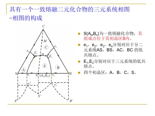 厦门大学 材料科学基础(二) 第三章-2-b 三元系统相图