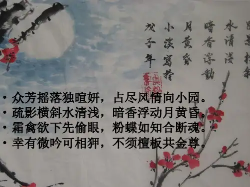 山园小梅林逋整合ppt课件