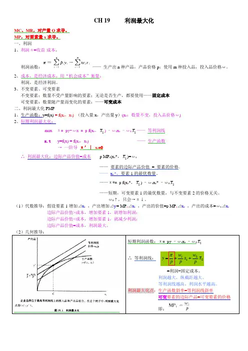 19、生产者_利润最大化