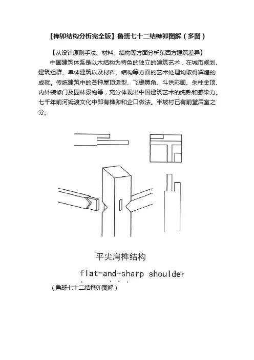 【榫卯结构分析完全版】鲁班七十二结榫卯图解（多图）