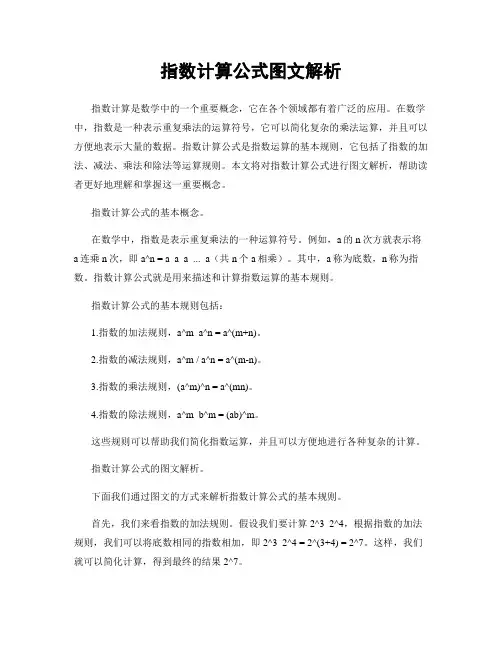 指数计算公式图文解析