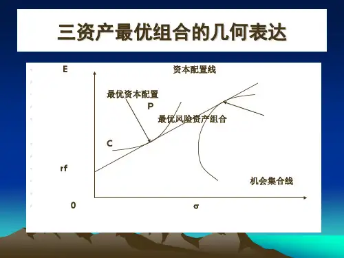 《投资学》第六章CAPM模型剖析.