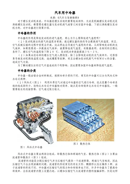 汽车用中冷器(1)
