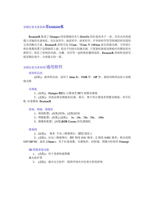 SciAps显微拉曼光谱系统 ExamineR 532