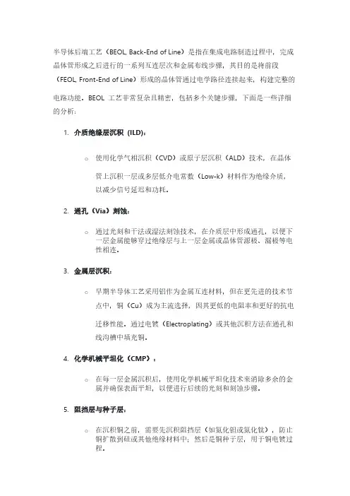 半导体beol工艺