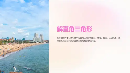 青岛版八下9.4《解直角三角形》课件之一