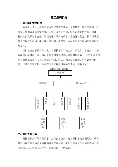 施工组织机构