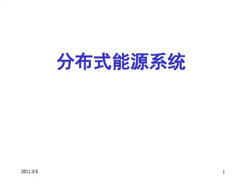 《分布式能源系统》PPT课件