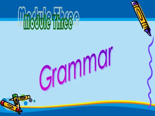 外研版高中英语选修6 Module 3 Interpersonal Relationships -- Friendship Grammar 课件(23张PPT)
