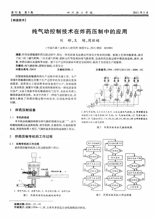 纯气动控制技术在炸药压制中的应用