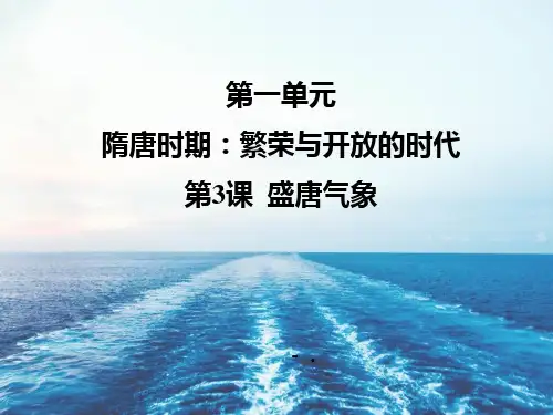 《盛唐气象》PPT优质课件