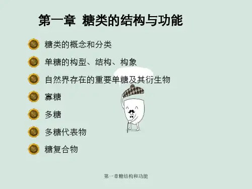 第一章糖结构和功能