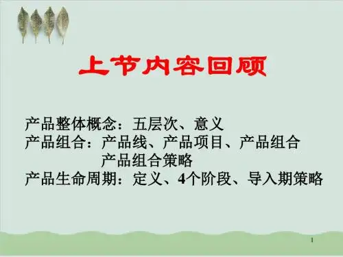品牌与包装策略讲义课件PPT课件( 68页)