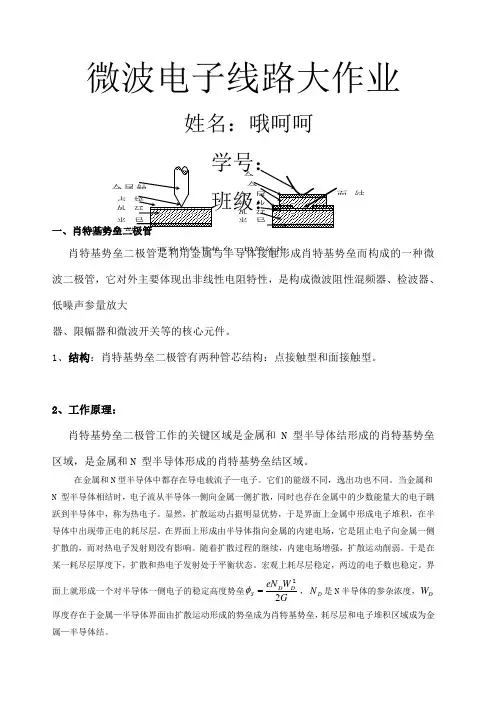 微波电子线路大作业(1) (1)