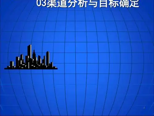 渠道分析与目标确定讲义(PPT40张)