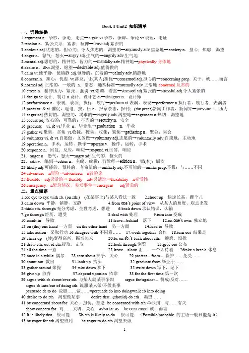 B1U2知识清单