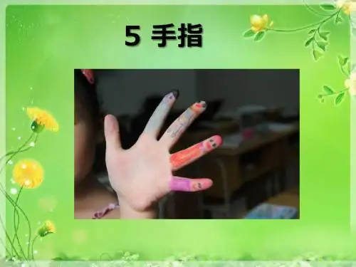 人教版 六年级语文 下册 5 手指