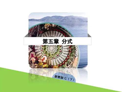 5.2 分式的基本性质(1) 课件 浙教版数学七年级下册