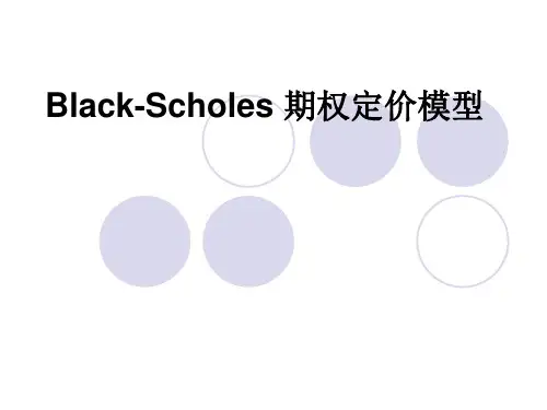 B-S期权定价模型解析