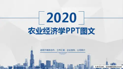 农业经济学PPT图文
