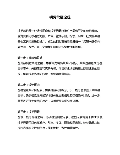 视觉营销流程
