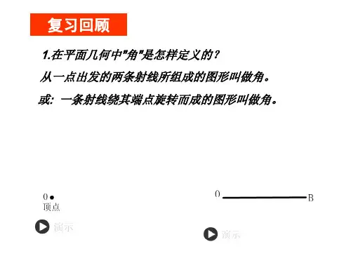 高二立体几何第九章(二面角)课件(PPT 18页)