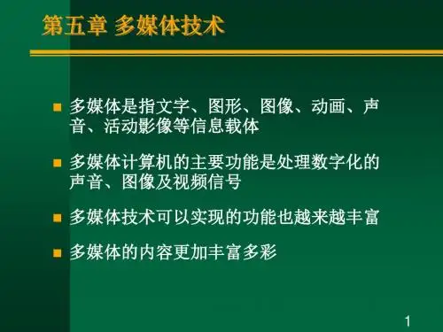 图形图像动画声音