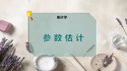 参 数 估 计