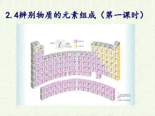 科粤课标版九年级化学上册第二章2.4 辨别物质的元素组成(共16张PPT)