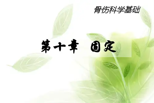 第十章_固定_骨伤科学基础