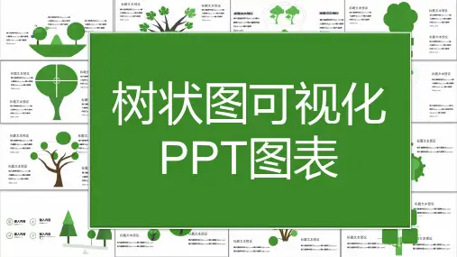 树状图可视化PPT图表