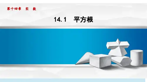 冀教版八年级数学  14.1 平方根(学习、上课课件)
