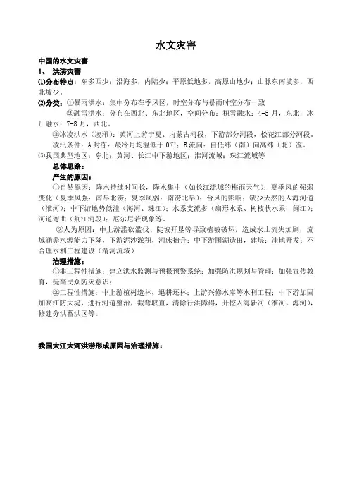 水文灾害