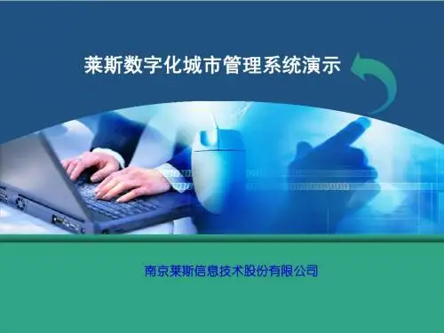 6莱斯数字化城市管理系统演示--丹阳