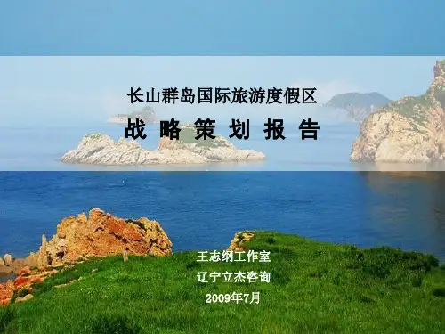 长山群岛旅游策划王志刚向李市长汇报稿资料文档