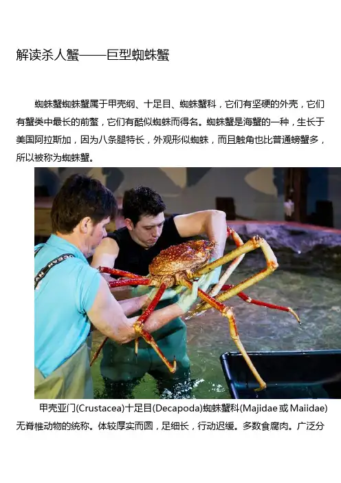 解读杀人蟹