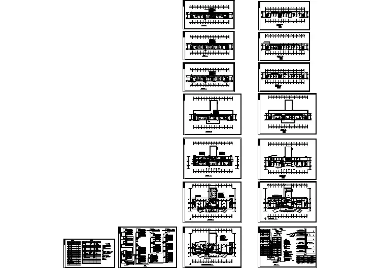 某单位办公楼电气设计施工CAD图（全套）