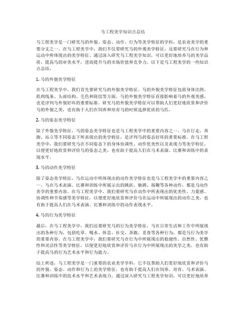 马工程美学知识点总结