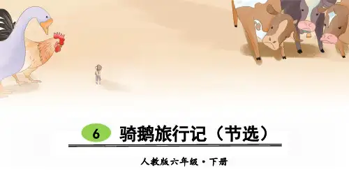 部编版六年级语文下册第6课《骑鹅旅行记》精美课件(共50张PPT)