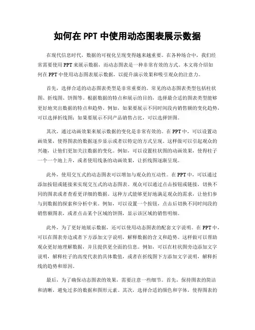如何在PPT中使用动态图表展示数据