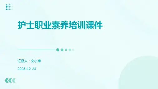 护士职业素养培训课件