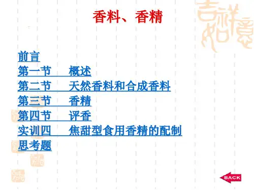 香料香精知识介绍