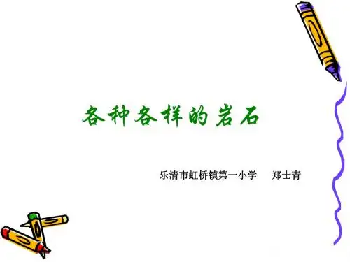 各种各样的岩石